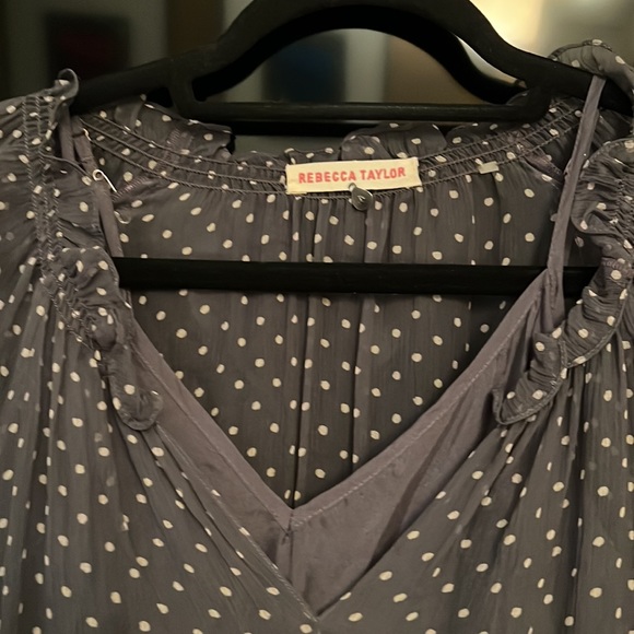 Rebecca Taylor sheer blouse - Picture 3 of 4